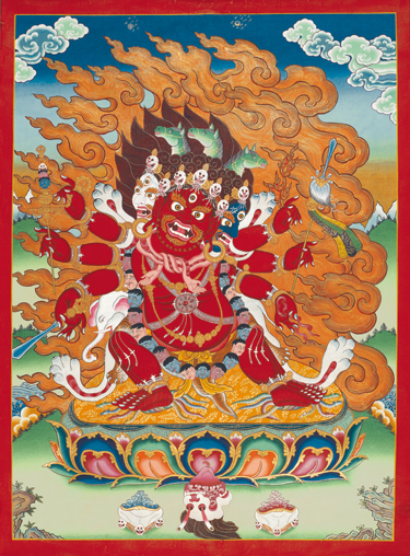 Hayagriva, der Beschtzer aus der Lotusfamilie